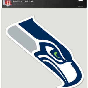 Seattle Seahawks Decal 8x8 Die Cut Color