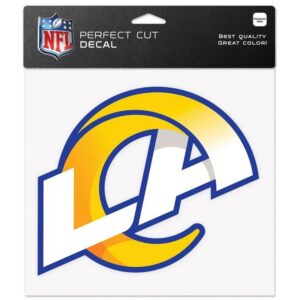 Los Angeles Rams Decal 8x8 Perfect Cut Color