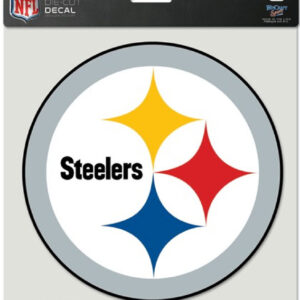Pittsburgh Steelers Decal 8x8 Die Cut Color