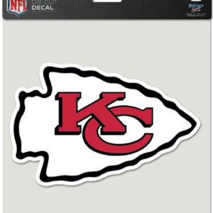 Kansas City Chiefs Decal 8x8 Die Cut Color