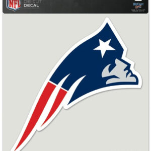 New England Patriots Decal 8x8 Die Cut Color
