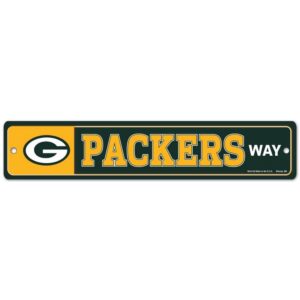 Green Bay Packers Sign 3.75x19 Plastic Street Style