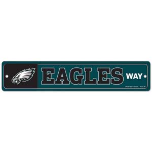 Philadelphia Eagles Sign 3.75x19 Plastic Street Style