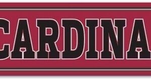Arizona Cardinals Sign 3.75x19 Plastic Street Style
