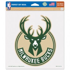 Milwaukee Bucks Decal 8x8 Perfect Cut Color
