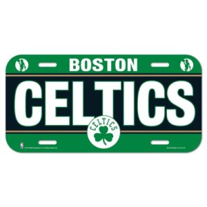 Boston Celtics License Plate Plastic