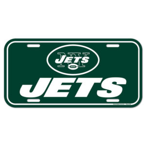 New York Jets License Plate Plastic