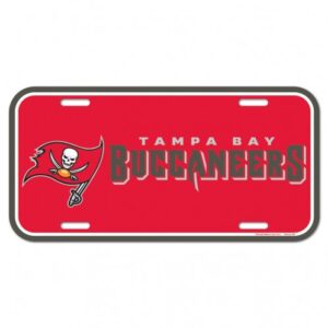 Tampa Bay Buccaneers License Plate Plastic