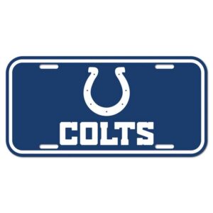 Indianapolis Colts License Plate Plastic