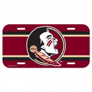 Florida State Seminoles License Plate Plastic