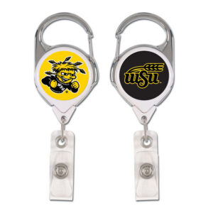 Wichita State Shockers Badge Holder Premium Retractable