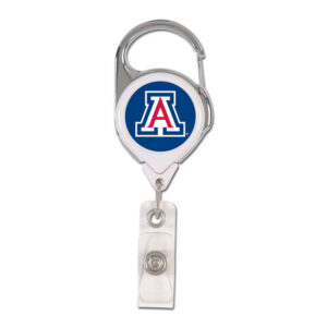 Arizona Wildcats Badge Holder Premium Retractable