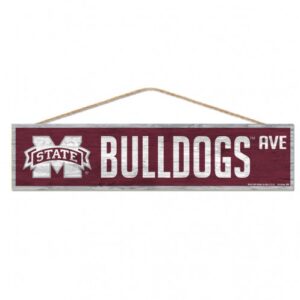 Mississippi State Bulldogs Sign 4x17 Wood Avenue Design