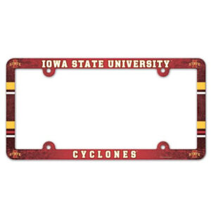 Iowa State Cyclones License Plate Frame - Full Color