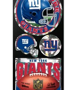 New York Giants Decal 4x11 Die Cut Prismatic Style