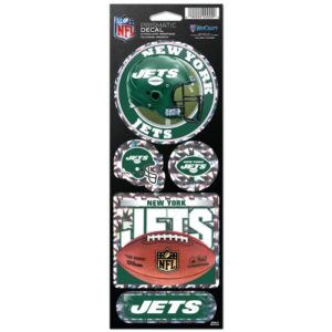 New York Jets Decal 4x11 Die Cut Prismatic Style