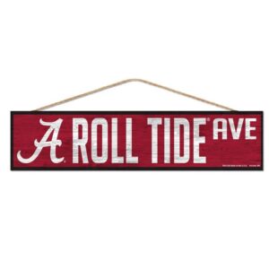 Alabama Crimson Tide Sign 4x17 Wood Avenue Design