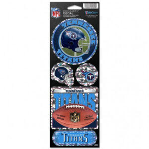 Tennessee Titans Decal 4x11 Die Cut Prismatic Style