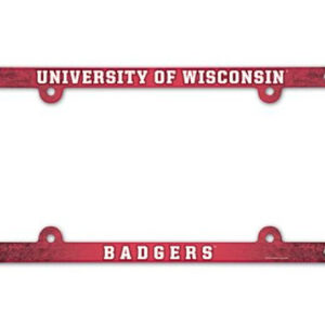 Wisconsin Badgers License Plate Frame - Full Color