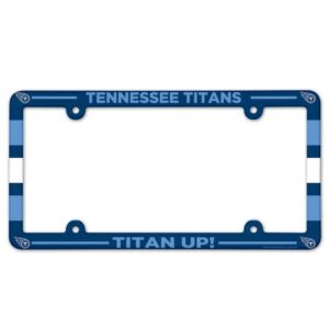 Tennessee Titans License Plate Frame Plastic Full Color Style