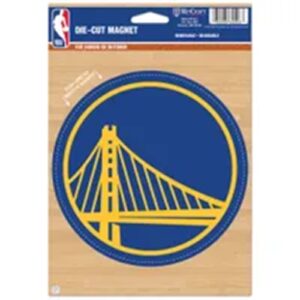 Golden State Warriors Magnet 6.25x9 Die Cut