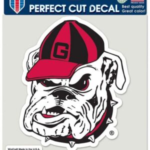 Georgia Bulldogs Decal 8x8 Die Cut Color - Bulldog Logo