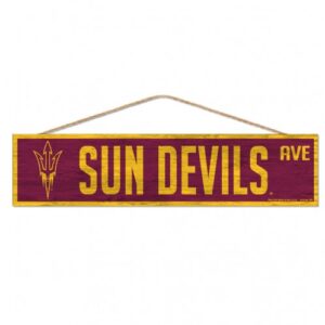 Arizona State Sun Devils Sign 4x17 Wood Avenue Design