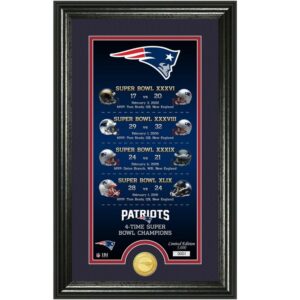 New England Patriots Legacy Bronze Coin Photo Mint