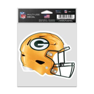 Green Bay Packers Decal 3.75x5 Helmet Fan