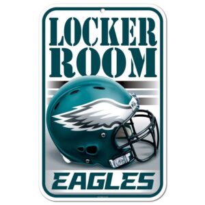 Philadelphia Eagles Sign 11x17 Plastic Locker Room Design