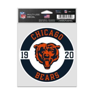 Chicago Bears Decal 3.75x5 Patch Fan