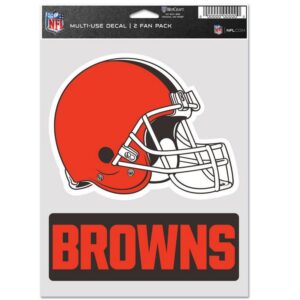 Cleveland Browns Decal Multi Use Fan 2 Pack