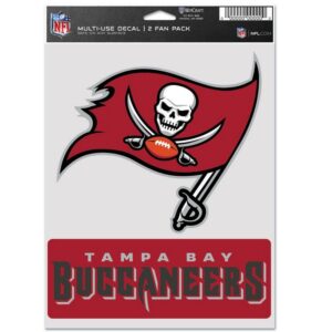 Tampa Bay Buccaneers Decal Multi Use Fan 2 Pack