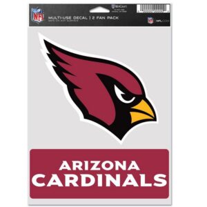 Arizona Cardinals Decal Multi Use Fan 2 Pack