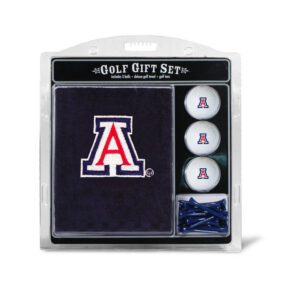 Arizona Wildcats Golf Gift Set with Embroidered Towel