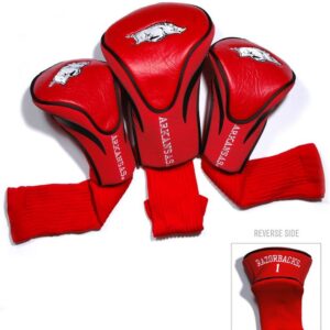 Arkansas Razorbacks Golf Club Headcover Set 3 Piece Contour Style