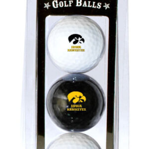 Iowa Hawkeyes 3 Pack of Golf Balls