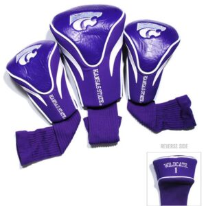 Kansas State Wildcats Golf Club 3 Piece Contour Headcover Set