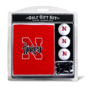 Nebraska Cornhuskers Golf Gift Set with Embroidered Towel