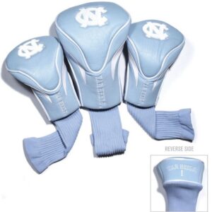 North Carolina Tar Heels Golf Club 3 Piece Contour Headcover Set