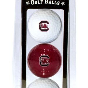 South Carolina Gamecocks 3 Pack of Golf Balls