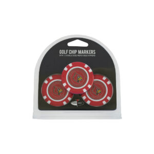 Louisville Cardinals Golf Chip with Marker 3 Pack