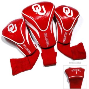 Oklahoma Sooners Golf Club 3 Piece Contour Headcover Set