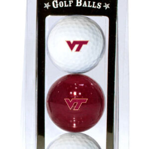 Virginia Tech Hokies 3 Pack of Golf Balls