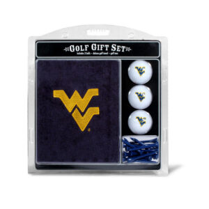West Virginia Mountaineers Golf Gift Set with Embroidered Towel