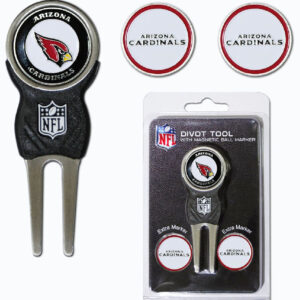 Arizona Cardinals Golf Divot Tool with 3 Markers