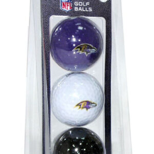 Baltimore Ravens 3 Pack of Golf Balls