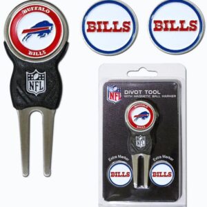 Buffalo Bills Golf Divot Tool with 3 Markers