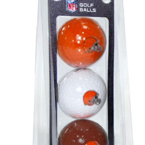 Cleveland Browns 3 Pack of Golf Balls