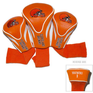 Cleveland Browns Golf Club 3 Piece Contour Headcover Set